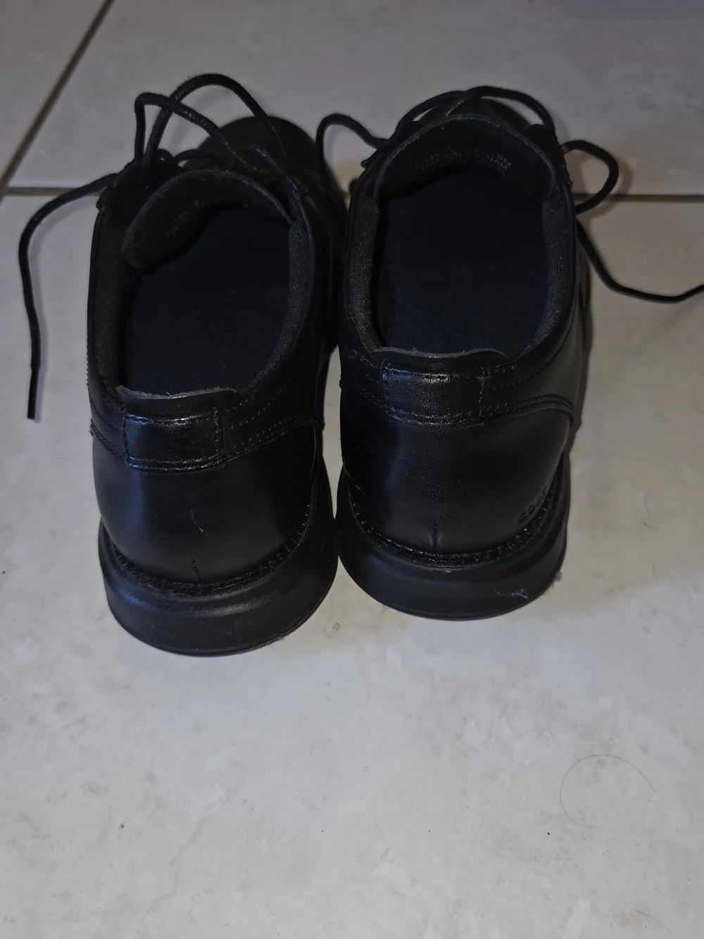 Cole Haan Black Leather Derby Oxford